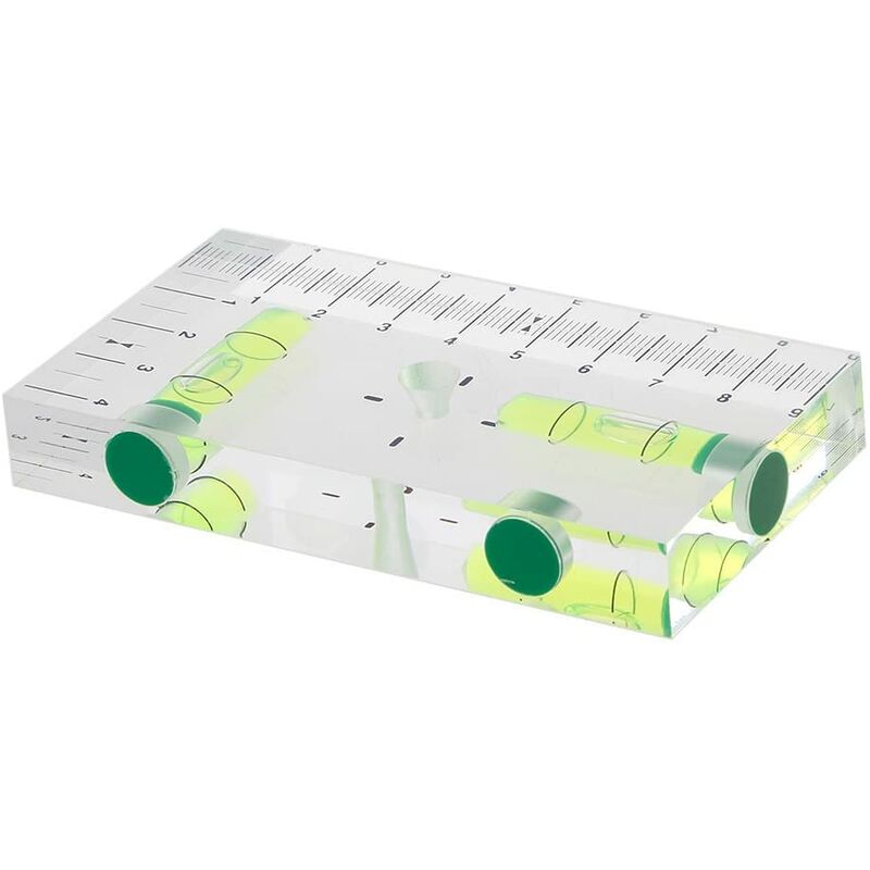 Mini High Precision Two-Direction Transparent Magnetic Spirit Level