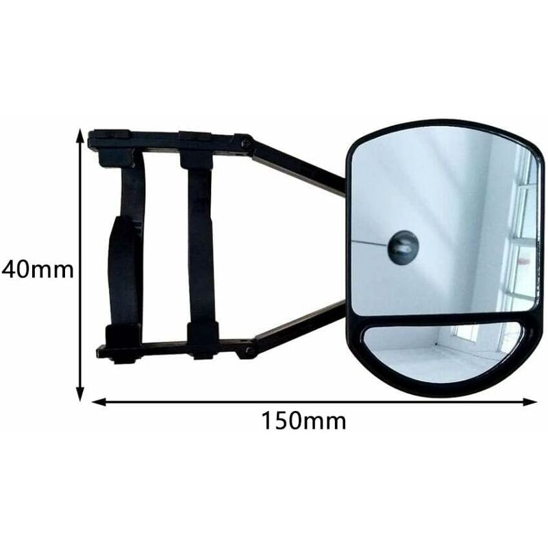 Rearview Mirror, Car Towing Mirror Extended Rearview Mirror Wide Angle Auxiliary Mirror For Car Truck Trailer Rv