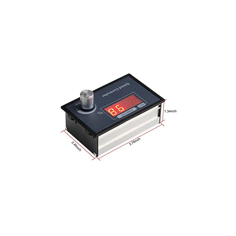 Pwm Dc Motor Speed Controller (Pwm) Dc 6-60V 12V 24V 36V 48V 30A Adjustable Speed Motor Speed Regulator With ROtary Knob