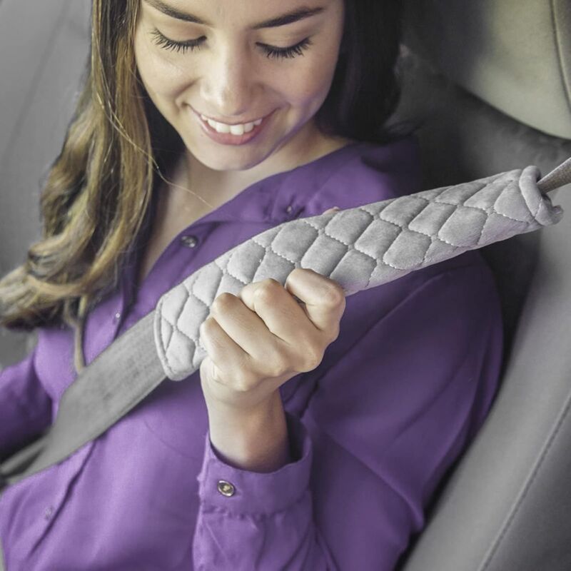 Car Seat Belt Protector Cushion Auto Seat Belt Comfort Travel Pads Pack Of 2