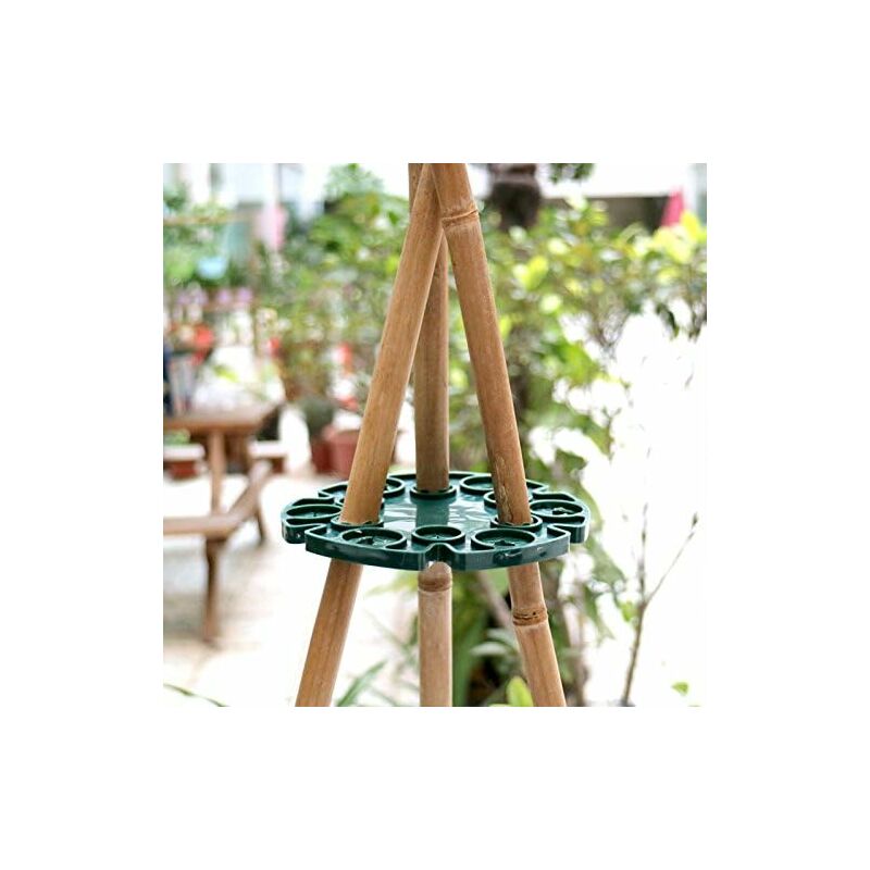 6 Pack Bamboo Stakes Supports For Climbing Plants, Tomato Plants, Cucumbers, Clematis