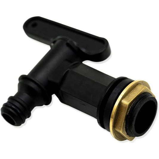 Rain Barrel Hose Tap/ ¾ Bsp Thread Replacement Faucet Plastic Connector Snap-Fit Beer Home Brew