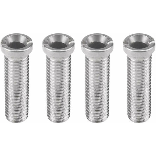 4 pcs Sink Basket Screws Stainless Steel 45Mm M12 Sink Basket Screws For Sink Strainer Plug -Silver