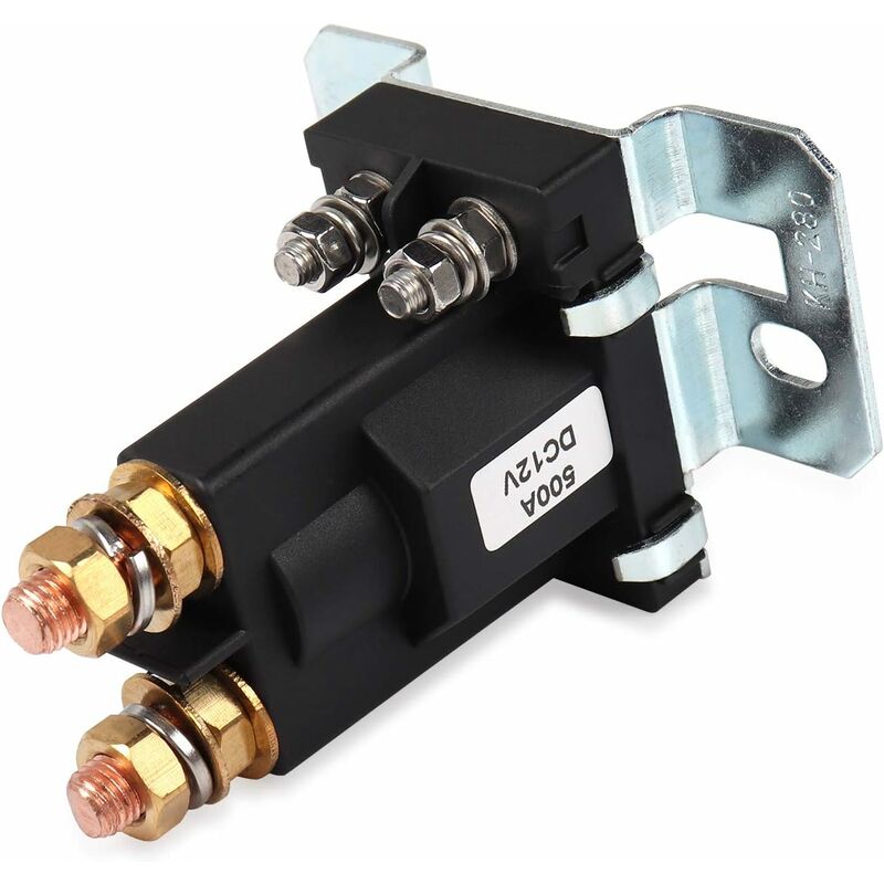Relay 500 Amp Dc 12V 4 Pin High Current Starter Spst Car Auto Start Contactor Double Batteries Isolator On/Off Switch