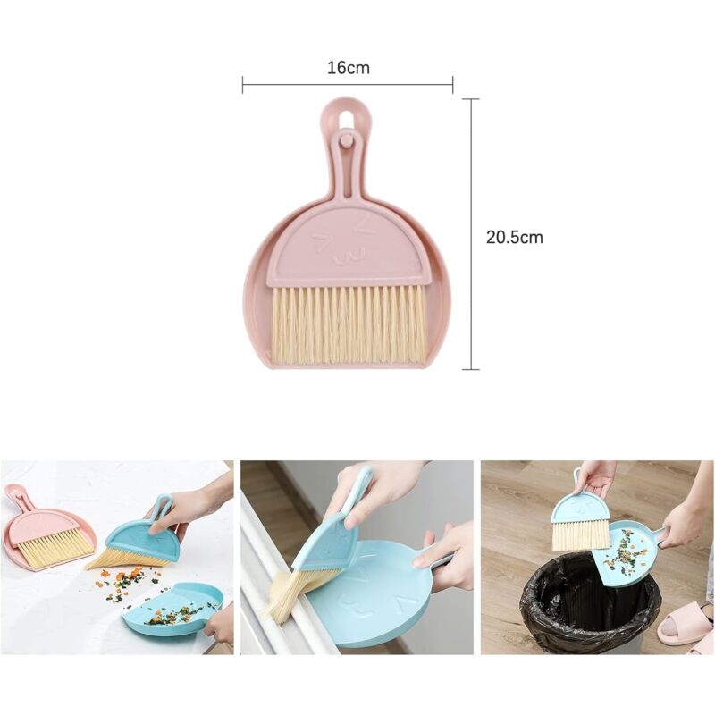 Mini Dustpan And Brush, Mini Multifunction Table Brush, Broom Dustpan And Dustpan Design, Broom And Dustpan Set Plastic