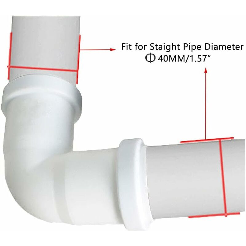 40Mm 90 Degree Elbow Waste Water Pipe
