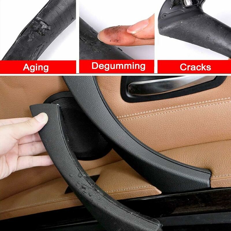 Compatible With 3 Series E90/E91/E92/E93 Door Handle, Right Passenger Door Pull Handle + Outer Cover (Fit 3 Series