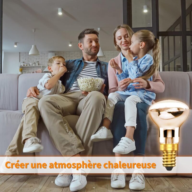 25W E14 Lava Lamp Bulb R39 Reflector Incandescent Bulb 25W E14 R39 Lava Lamp Bulb (4 pcs) [Energy Class A++]