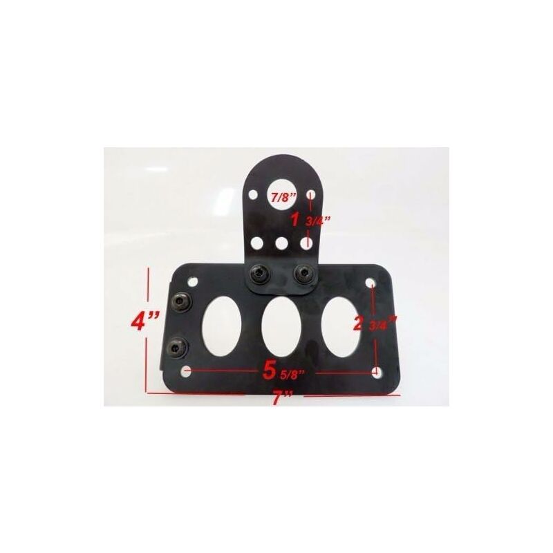 License Plate Bracket Easy Fix Mounting Kit Motorcycle Part For Harley