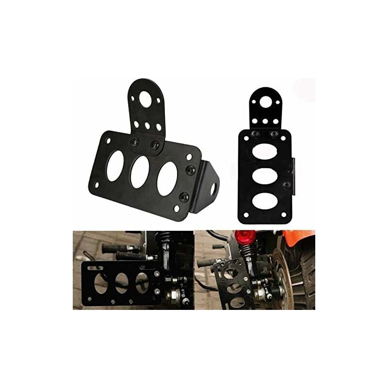 License Plate Bracket Easy Fix Mounting Kit Motorcycle Part For Harley