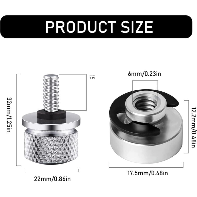 Motorcycle Seat Mounting Bolt Nuts Set 1 Set Seat Mounting Bolt Motorcycle Aluminum Saddle With Thread For Harley