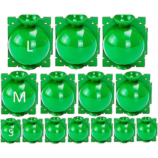 14 pcs Plant ROoting Box Propagation Ball, Grafting Box High Pressure Propagation Ball Box Plant ROoting Device (L+M+S,