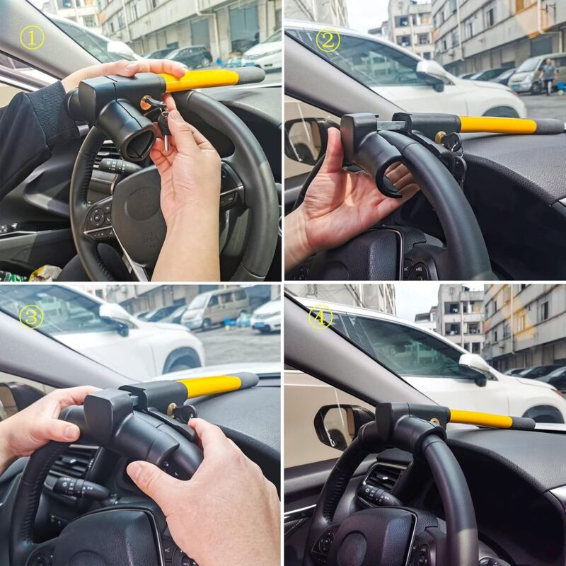 Universal Vehicle Security Steering Wheel Lock Car Anti-Theft Anti-Theft Security Protection