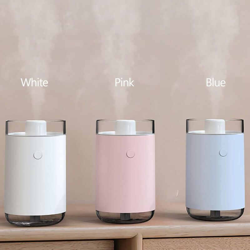Crystal Salt Stone Humidifier Colorful Light 260Ml Portable Mist Humidifier Quiet Usb Essential Oil Diffuser Cool Mist