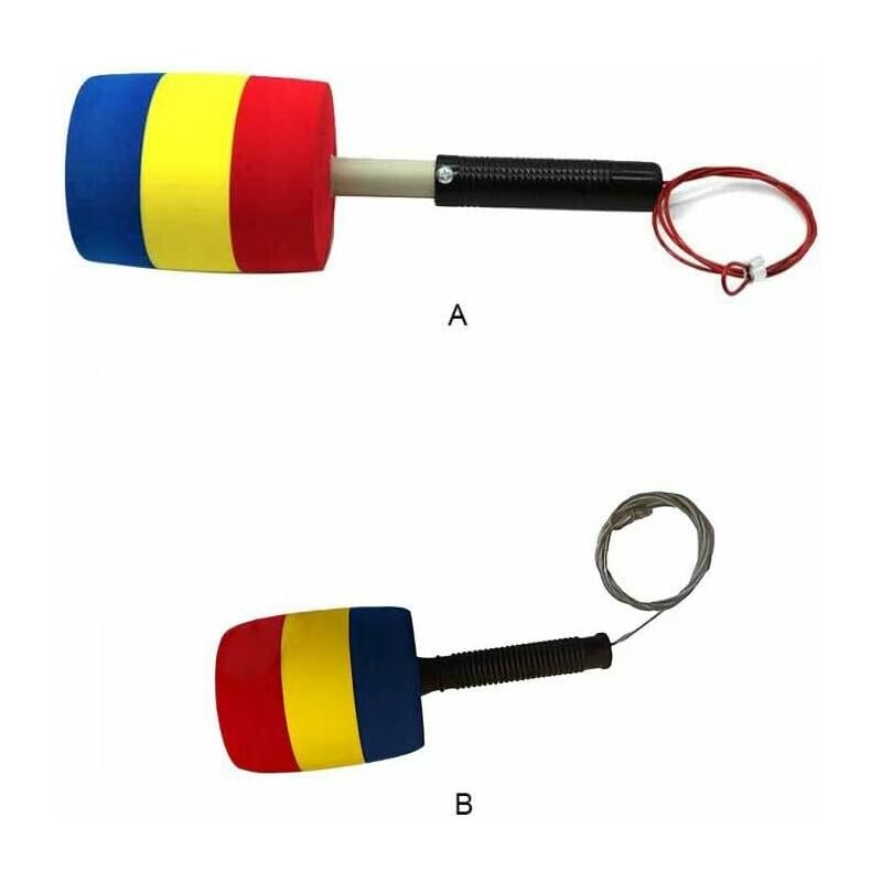 Soft Sponge Hammer Kids Game Hitting Striking Tool Non-Slip Hammers Washable Game Accessories Replacement Parts, Short
