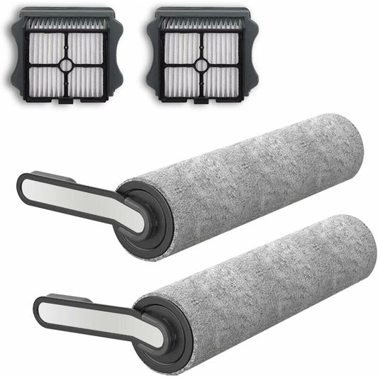 S5 2 Pack Brush ROllers & 2 Pack Hepa Filters For Tineco Floor One S5 Cordless Vacuum Cleaner
