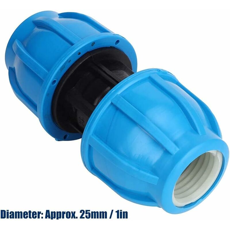 4 pcs 25Mm To 25Mm Pe Plastic Straight Water Pipe Fittings Pvc Pe Ppr Pipe Connector Accessories