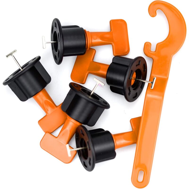 100 pcs Tile Leveling System, Reusable Tile Leveling System For Tiles, Ceramic Tiles, Wood Panels With 2 Special
