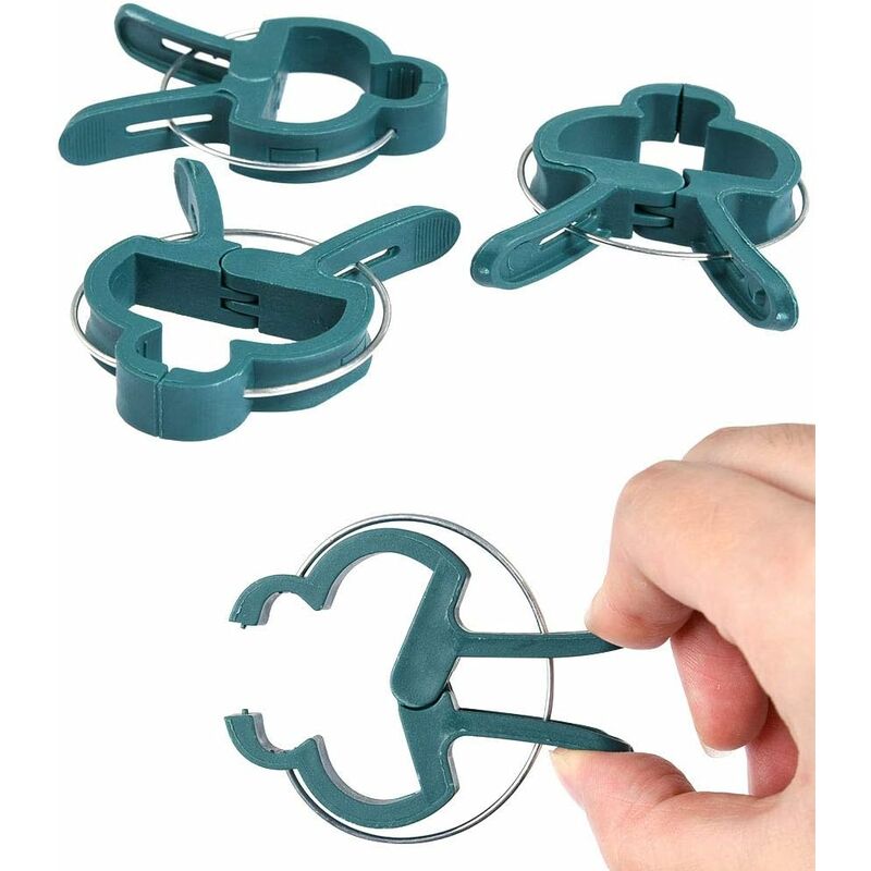 100 pcs Plant Clips, Spring Clips Plant Support For Tomatoes And Vine Vegetables