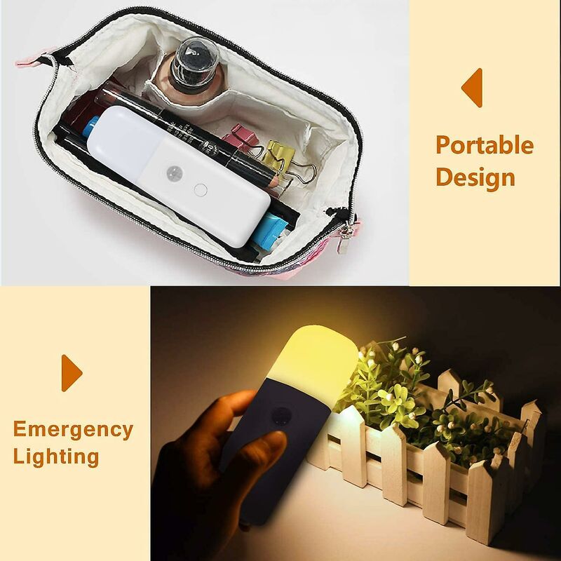 Kids Night Light, Motion Sensor Lamp, Adjustable Brightness, Portable, Rechargeable, For Bedroom, Kids ROom, And Living