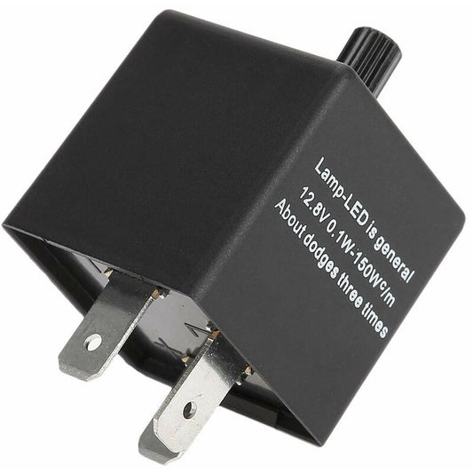 Motorcycle Flasher Relay Cf14Kt 3 Pin 12V Automotive Adjustable Flasher Relay For LED Flash Speed
