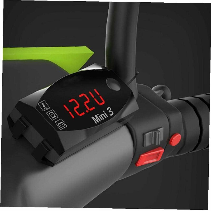 1Pc 12V Motorcycle Digital Clock Voltmeter Thermometer Motorcycle Refit Accessory 3 In 1 Electronic Meter For
