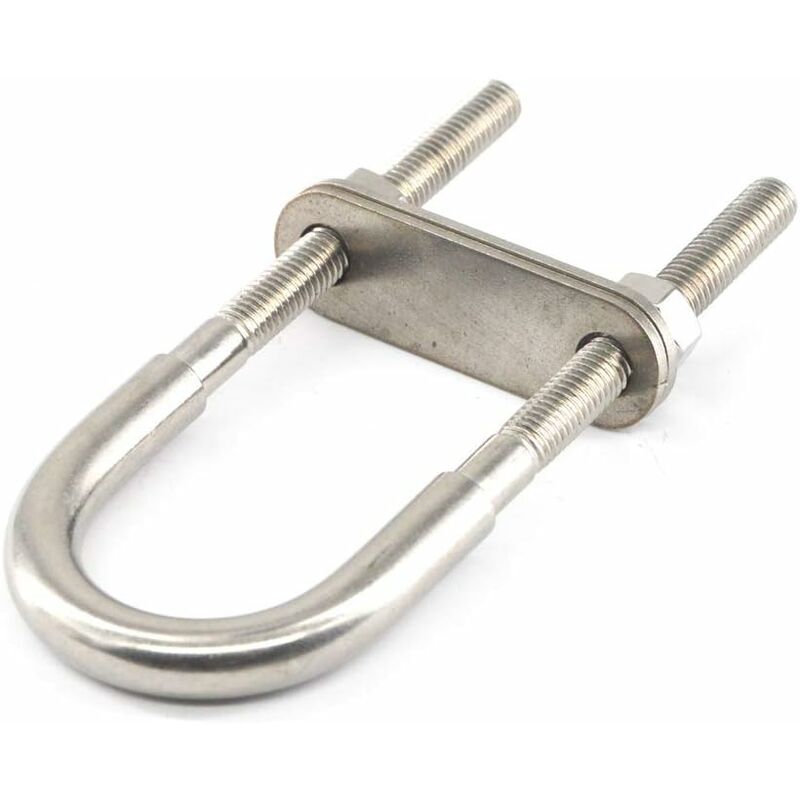 M6X90 304 Stainless Steel U Bolt (2 pcs)