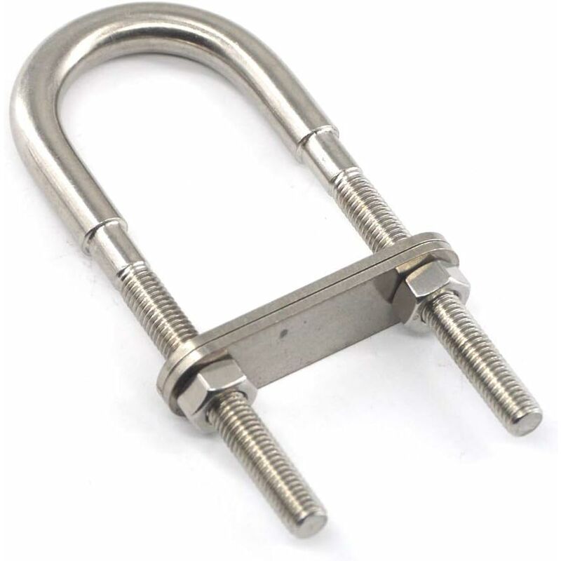 M6X90 304 Stainless Steel U Bolt (2 pcs)