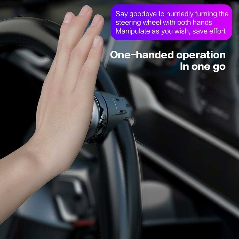 Car Steering Wheel Knob Handle Knob,Steering Wheel Booster Ball,Universal With Any Steering Wheel Suv, Tractors, Cars,