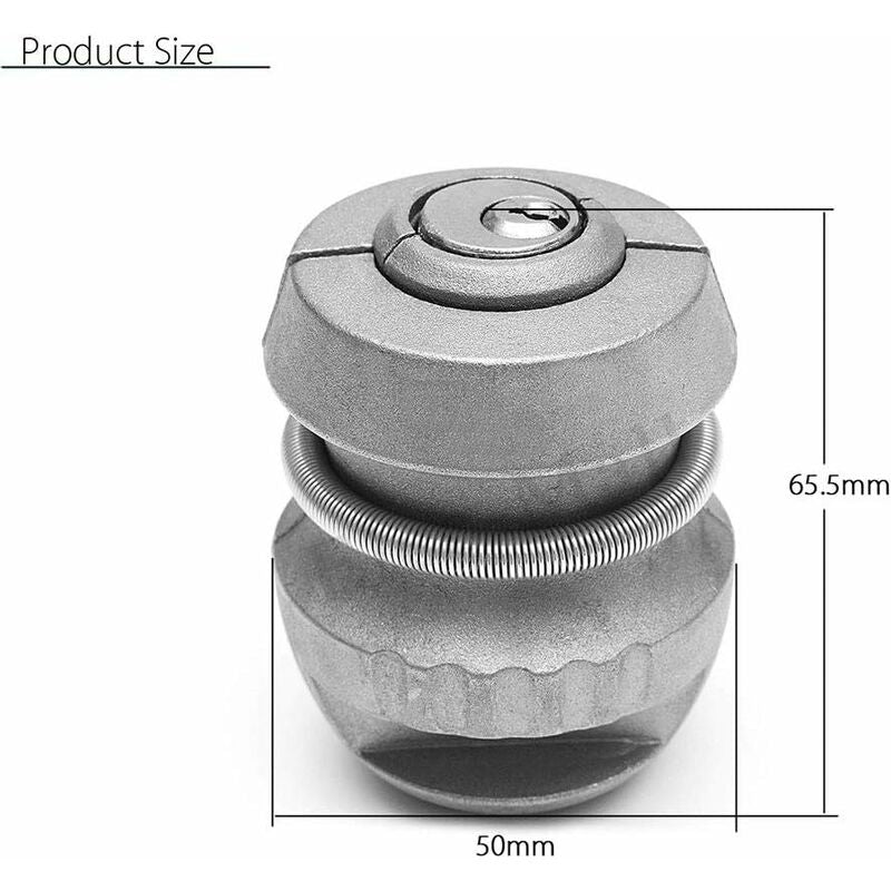 Trailer Hitch Lock Anti-Theft Ball Coupling, Trailer Parts