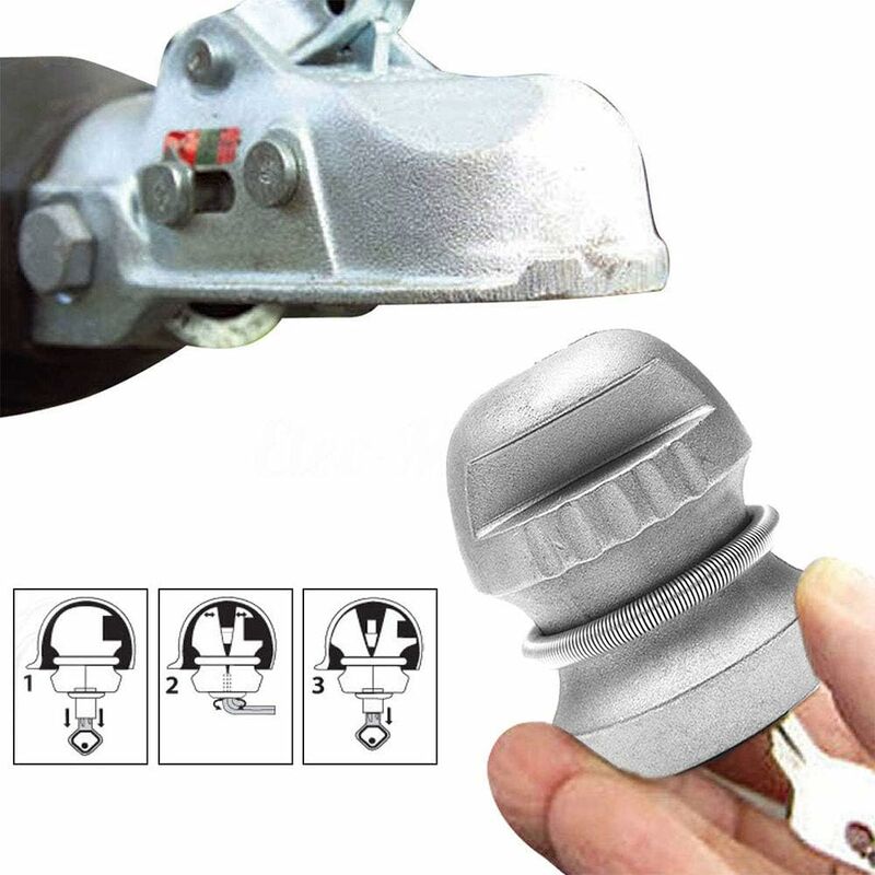 Trailer Hitch Lock Anti-Theft Ball Coupling, Trailer Parts