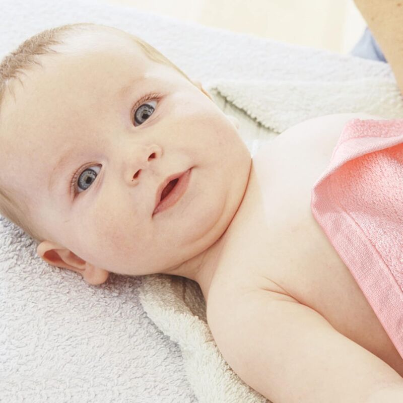 10 Pieces Baby Towels Hand Towels Bamboo Fiber Facial Wipes 25 Cm Kids Towels Multicolor Bath Towels Kitchen Towels