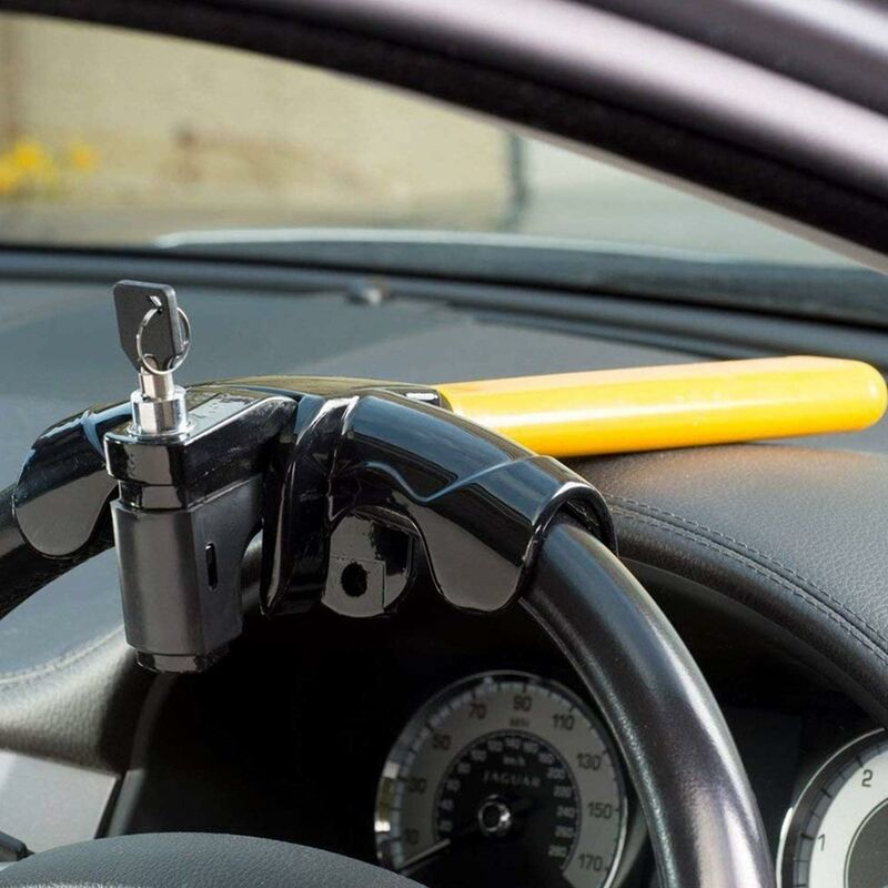 Car Steering Wheel Lock, Steering Wheel Lock, T-Bar Steering Wheel Lock For Car Universal Steering Wheel