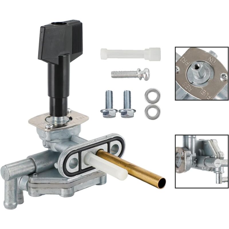 Aluminum Fuel Tap Petcock Fuel Valve Direct Replacement Aftermarket Part For Suzuki Gsf600 Gsf1200 44300-26E00, High