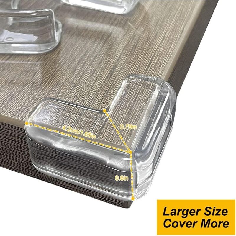 20 pcs Table Corner Protector, Table And Furniture Corner Protection, Transparent Corner Protector For Baby Safety Home