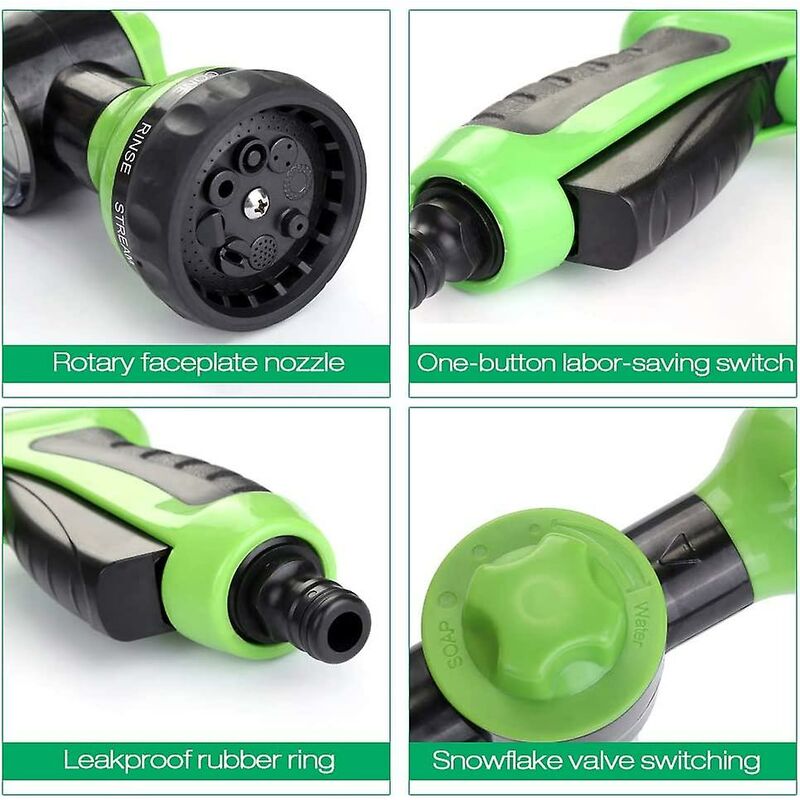 Garden Foam Sprayer Garden Hose Soap Dispenser Gun For Car Wash, Pets, Shower, Plants