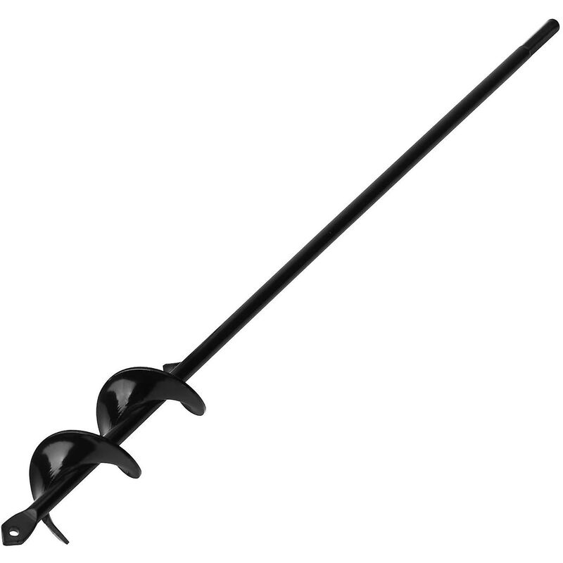 Garden Auger Drill Bit Ø4X45Cm, Practical Planting Tool For Planting Bedding Bulb Seedlings, Spiral Garden Drill Bit
