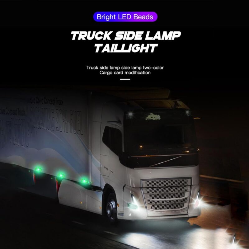 Trailer Lights, Side Marker Lights Rectangular Clearance, Dustproof Accessory For Night Safety, Pickup Truck Trailer