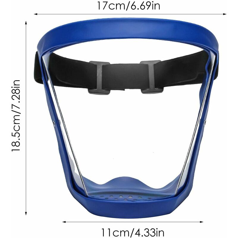 Face Shield, Transparent Protective Full Face Shield, Clear Face Shields, Eye Protection, Full Coverage Personal