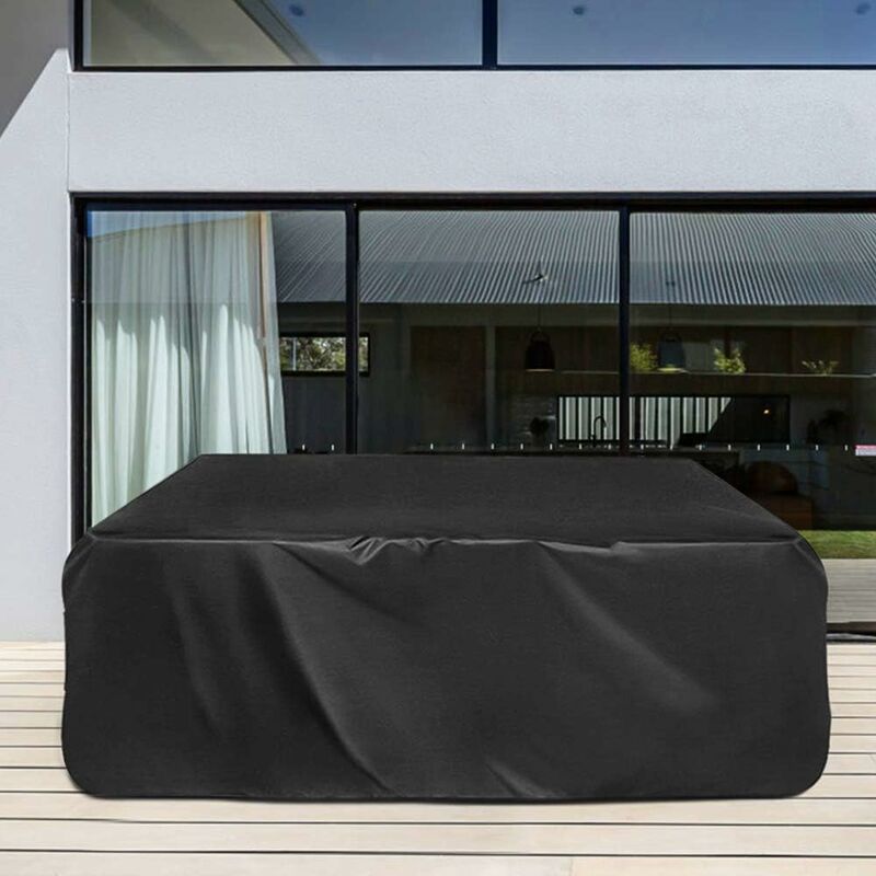 Garden Furniture Cover 210T Polyester Waterproof Anti-Uv Tarpaulin, Protective Cover For Tables, Chair, Sofa (200 160