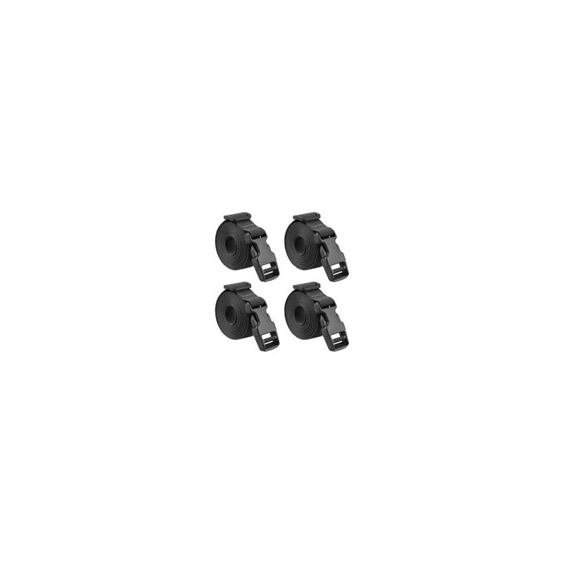 25Mm Buckle Strap Ratchet Strap 4 Pieces Plastic Tightening Strap Tie Down Strap For Packing Suitcase Moving Luggage