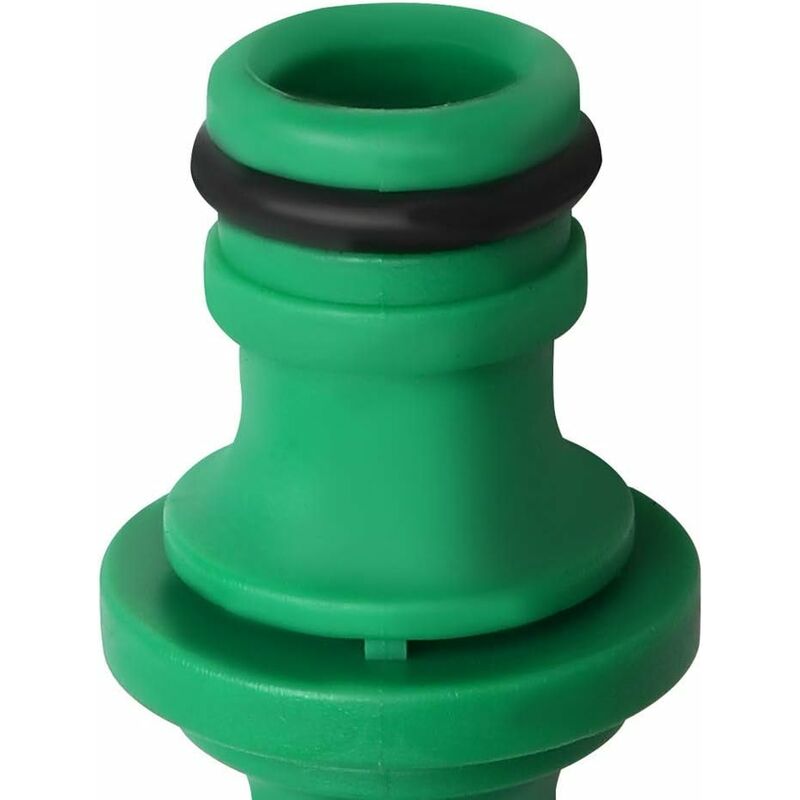 6 pcs Double Hose Connector, Double Male Hose Connector Plastic Pipe Fittings For Joining Garden Hose Tube (Green)