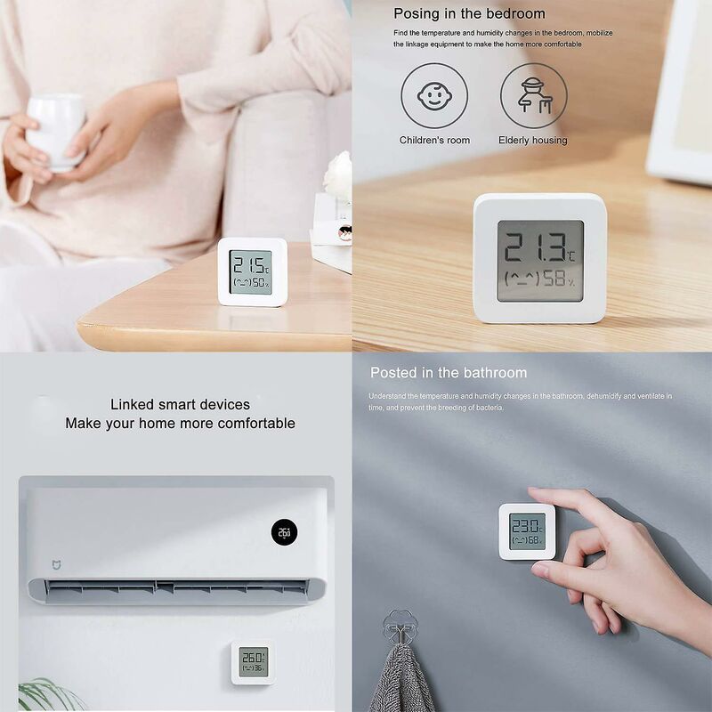 For Xiaomi Mi Hygrometer Digital Thermometer Bluetooth Thermometer Professional Home Indoor Humidity And Temperature