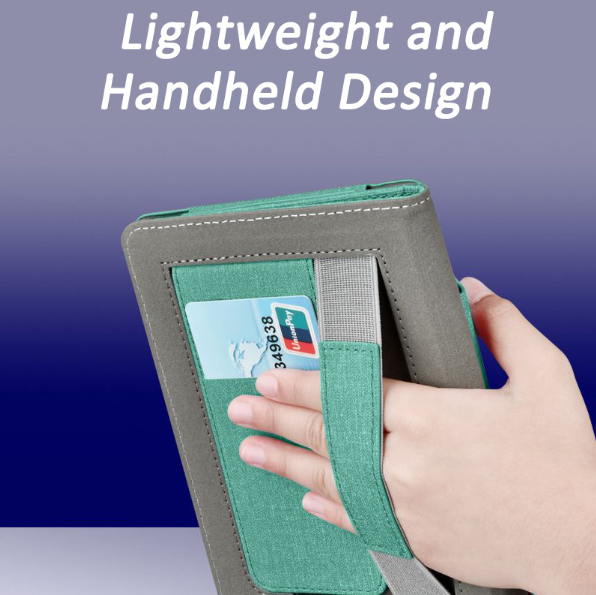 Lainergie Case for Kindle Paperwhite 7"/6.8" (12th/11th Gen, 2024/2021) , Slim PU Shell Cover with Stand, Hand Strap, Auto-Wake/Sleep Feature Not for TCL, Green