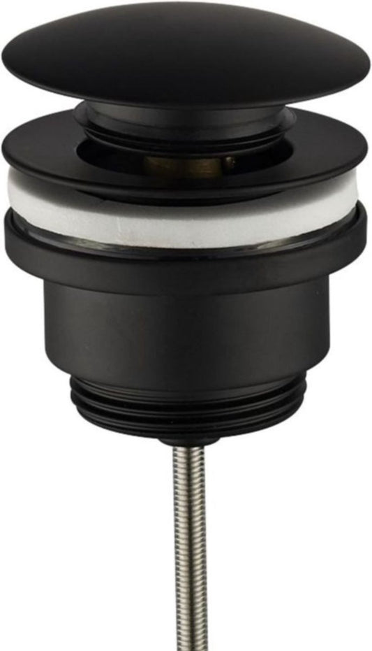 Bouchon de vidange de luxe Click 1¼ "noir matt