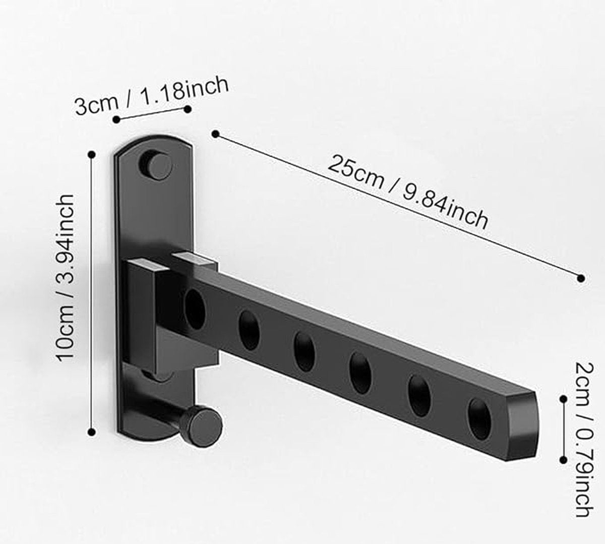Wall-mounted clothesline - Wasrek - Clothesline - Wall-mounted clothesline - Foldable wall-mounted clothesline - Drying