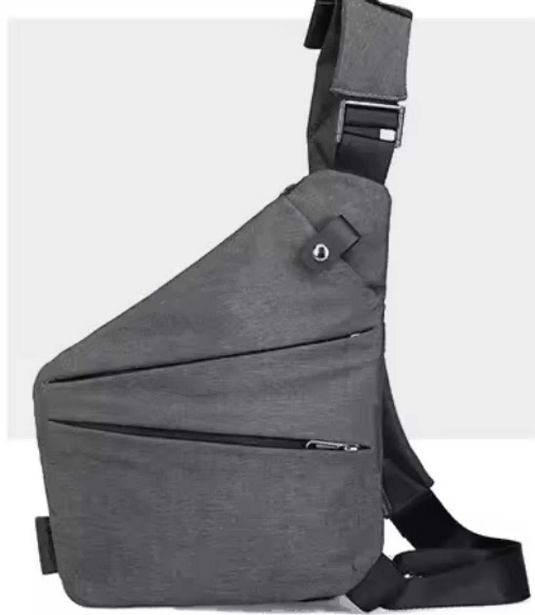 Anti-theft travel bag, small messenger bag, shoulder bag, lightweight backpack, casual chest bag with single strap for travel, sports, walking, cycling