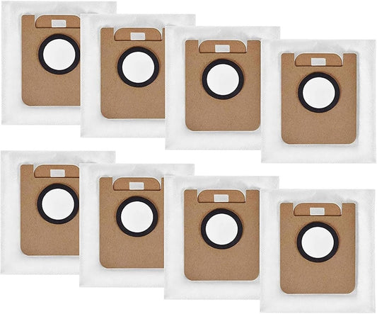 Vacuum cleaner bags - Eco-friendly vacuum cleaner bags - Practical vacuum cleaner bags - 8 reusable vacuum cleaner bags - Replacement parts for robot vacuum cleaners