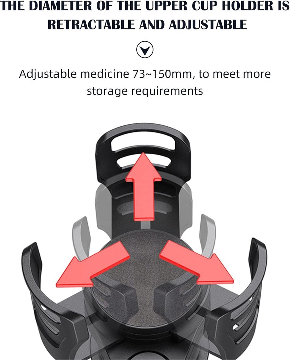 Universal 4-in-1 Car Organizer - Car Seat Organizer - Cup Holder - Drink Holder - Can and Bottle Holder - Car Accessories - High Quality - Coffee Holder - Foldable - Sturdy and Durable - Car Travel