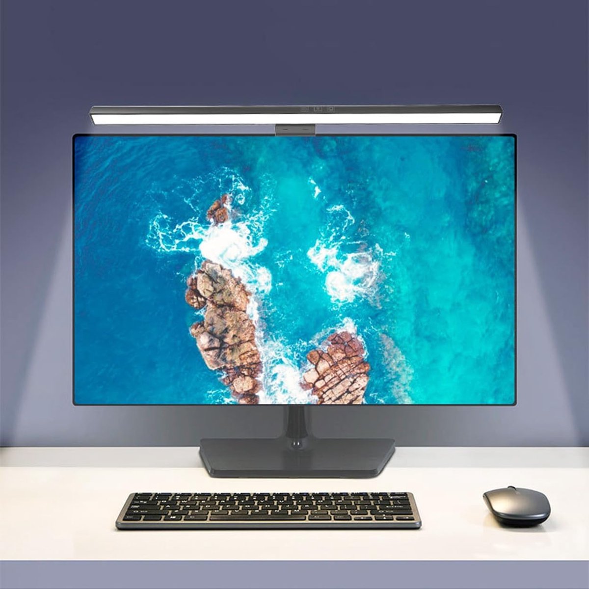 Clip-on desk lamp - 3 LED levels - Clip-on reading lamp - Black